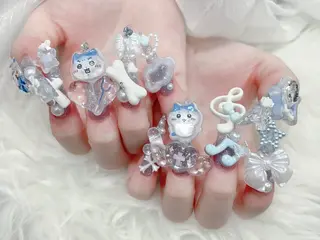 ネイル MoMoA Nail ネイル長さ出し専門店のネイルデザイン