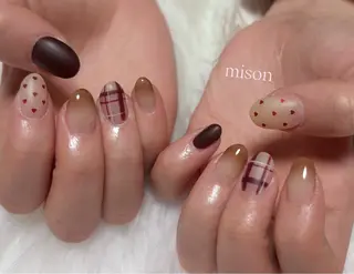 ネイル mison 安形友花のネイルデザイン