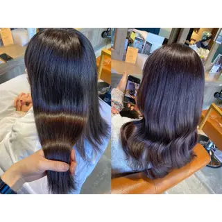 カラー 🐻結んで可愛い hair EMI🐻のヘアスタイル