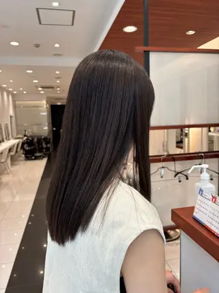 ミディアム カラー BiBi 武田 あやのヘアスタイル