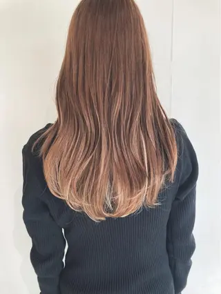 ロング カラー お洒落ベージュ🤎 代官山shibukiのヘアスタイル