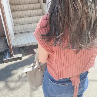 ロング カラー カットカラーモデル BASSA上石神井店のヘアスタイル