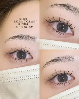 マツエク・マツパ eyelist MEIのマツエク・マツパデザイン