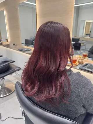 カラー ナカバチ ユイ🌼 Rizm greenのヘアスタイル