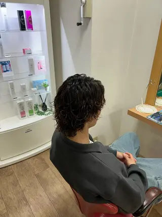 パーマ オオエ トア／カットモデルのヘアスタイル