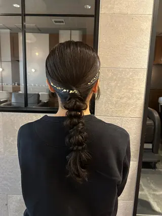 ロング ヘアアレンジ メンズ&ヘアアレンジ 🌼みねのヘアスタイル