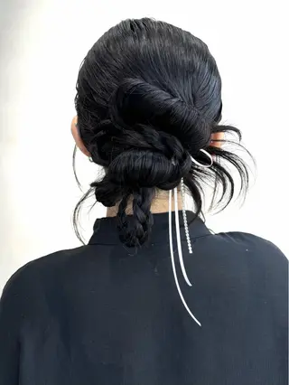 ロング ヘアアレンジ MIES amane(アマネ)のヘアスタイル