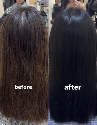 ロング カラー かんた /百道浜・髪質改善のヘアスタイル