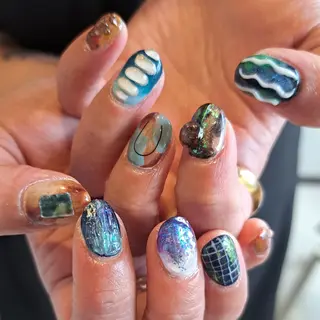 ネイル Nail mood デザイン持ち込みokのネイルデザイン