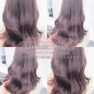 ロング カラー ハイトーン×レイヤー カットTAKUMIのヘアスタイル