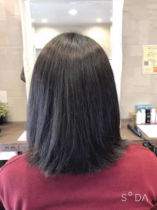 ミディアム 髪質改善 カラーJILLのヘアスタイル