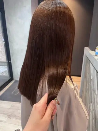 セミロング 多河 遥のヘアスタイル