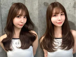 ロング カラー 絶対垢抜けレイヤー/ 透明感カラーリョウヤのヘアスタイル