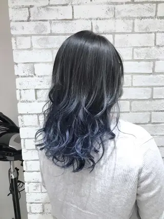 ロング カラー パーマ ヘアアレンジ メンズ キッズ ネイル マツエク・マツパ バレイヤージュ/ 髪質改善/渡邉悟🌱のヘアスタイル