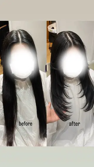 ロング Helena_ まひろのヘアスタイル