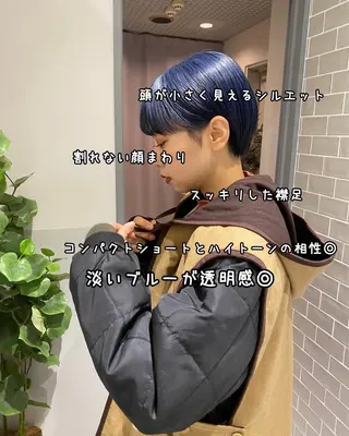 ショート カラー 🟩くすみカラー/ボ ブ/ショート/大司のヘアスタイル