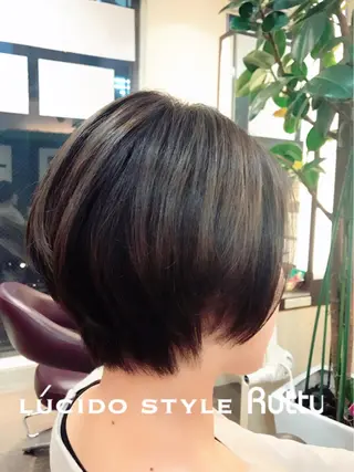 ショート カラー アザマ　ヤスカツ _rosso 川口のヘアスタイル
