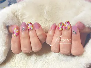 ネイル フルリール 【プライベートサロンのネイルデザイン