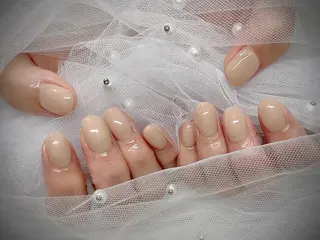 ネイル I-nailロング /ワンホン/キラキラのネイルデザイン