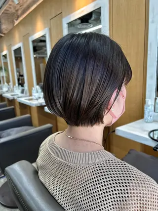 ショート 透明感カラー/ イルミナカラーヒロキのヘアスタイル