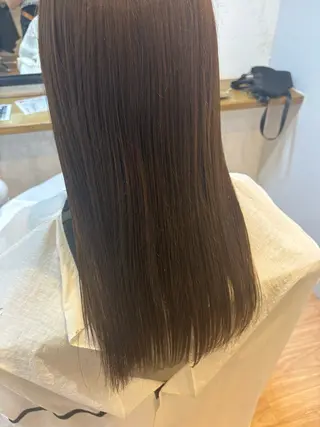 セミロング 韓国ヘアー🇰🇷 MIWAのヘアスタイル