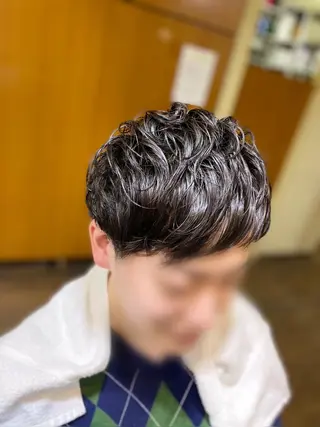 ショート パーマ メンズカット kimotoのヘアスタイル