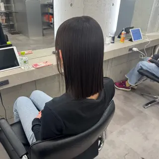 ミディアム shio ハイトーン 💗【福岡天神】のヘアスタイル