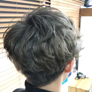 ショート カラー メンズ メンズカット⭐️ わたりやのヘアスタイル