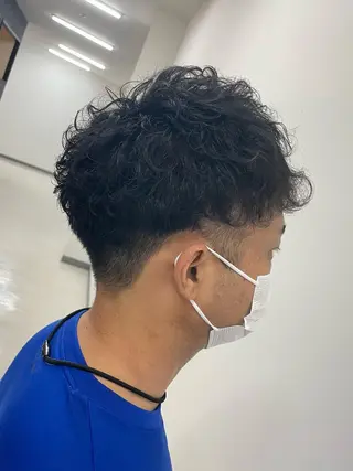 パーマ メンズ CURE 朱梨のマツエク・マツパデザイン