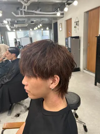 カラー メンズ カズキ🌼曲がる 縮毛矯正のヘアスタイル