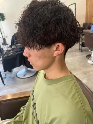 ショート カラー パーマ メンズ 🦋.*˚オタク美容 師アキバノノカ🦋のヘアスタイル