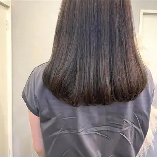 セミロング カラー はるか 💐 お悩み改善美容師のヘアスタイル