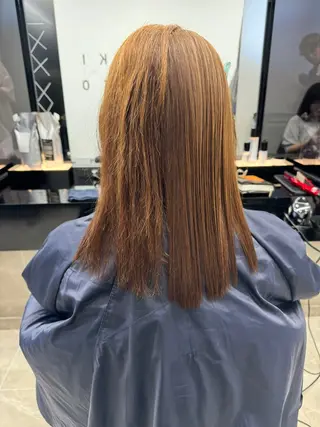 セミロング 癖毛女子が大変身✨ 美髪メイク美容師のヘアスタイル