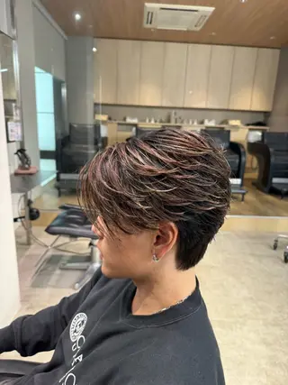 ショート パーマ fifth天神パーマ メンズ特化/虎太郎のヘアスタイル