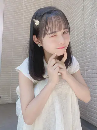ミディアム ✨透明感ケアカラー✨ 長野ゆきなのヘアスタイル