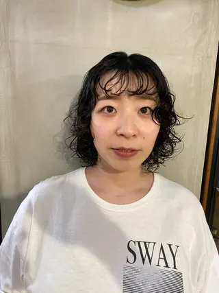 ショート パーマ 齋藤 リクのヘアスタイル