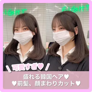 ミディアム カラー 推しヘア🎀 NATSUNEのヘアスタイル
