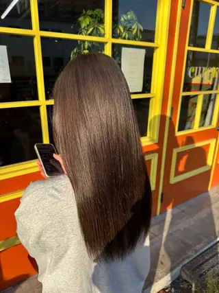 ロング カラー 米倉 麻衣のヘアスタイル