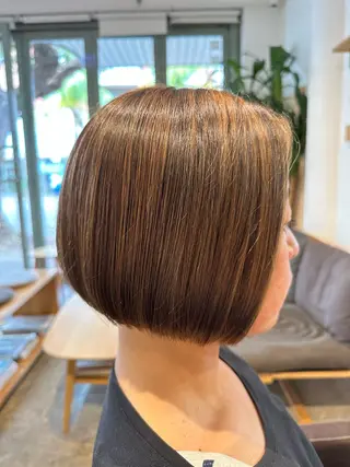 ショート レイヤー/ナチュラル 💐nao.のヘアスタイル