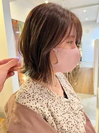 ミディアム 透明感，髪質改善の プロ☝🏻前田俊樹✨のヘアスタイル