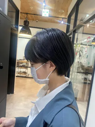 ショート 🍑艶髪✖️暖色系 ✨momoka🍑のヘアスタイル