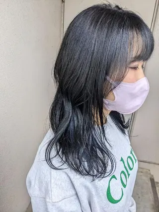 セミロング 小川 健治✨のヘアスタイル