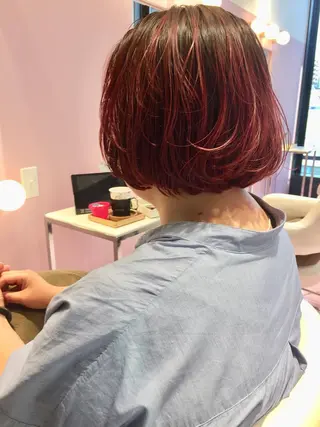 ショート 所渉/韓国レイヤー /ウルフカットのヘアスタイル