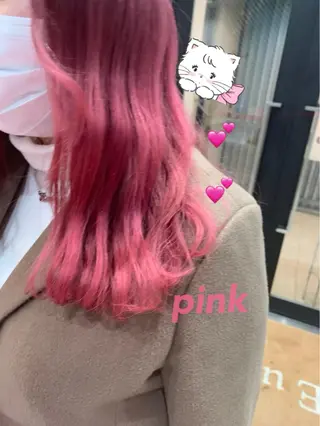 セミロング カラー 新宿駅近♡個室 ♡関口三都季🌜のヘアスタイル