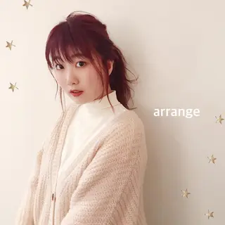 セミロング ヘアアレンジ salon AKIRA所属・市川 千夏のヘアスタイル