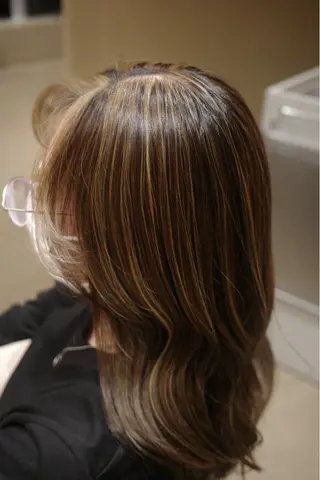 カラー 住谷 ゆりなのヘアスタイル