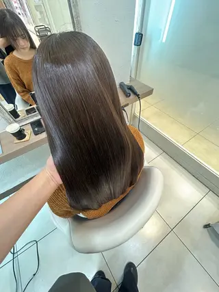 ロング カラー 縮毛矯正/髪質改善/ 艶髪ササキナツミのヘアスタイル