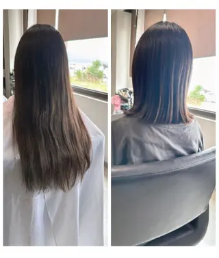 ミディアム パーマ 中島 剛のヘアスタイル