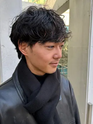 パーマ メンズ 池田理紗/ bob/メンズカットのヘアスタイル