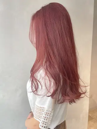 カラー MEGU💓艶髪 レイヤー💓韓国風のヘアスタイル